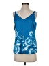 White House Black Market Blue Sleeveless Top Size XS - photo 1