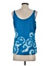 White House Black Market Blue Sleeveless Top Size XS - photo 2