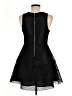 Finn & Clover 100% Polyester Black Cocktail Dress Size M - photo 2