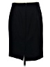 J.Crew 100% Wool Solid Black Wool Skirt Size 8 - photo 2