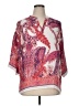 Violet & Claire 100% Polyester Paisley Pink Poncho Size XL - photo 1