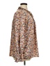 Unbranded Floral Brown Long Sleeve Blouse Size XL - photo 4
