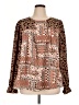 Andree by UNIT Brown Long Sleeve Blouse Size 1X - photo 1