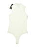 Shinestar Ivory White Bodysuit Size M - photo 2