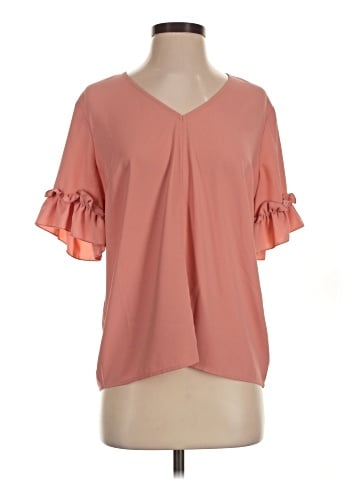 Lark & Ro Short Sleeve Blouse (view 1)