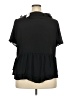 Torrid Black Short Sleeve Blouse Size 2X Plus (2) - photo 2