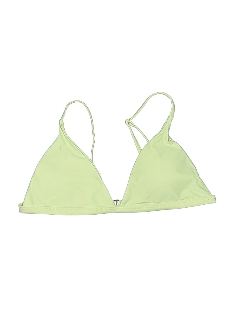Pre-owned Unbranded Swimsuit Top Green Swimwear
