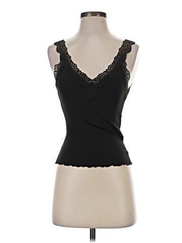 Madewell Lace-Trim V-Neck Tank (view 1)