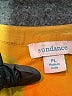 Sundance 100% Polyester Yellow 3/4 Sleeve Blouse Size L (petite) - photo 7