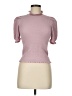 Catherine Malandrino Pink Short Sleeve Turtleneck Size M - photo 1