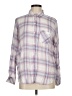 Rails Plaid Silver Long Sleeve Button-Down Shirt Size M - photo 1