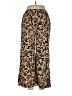 Mine Animal Print Gold Casual Pants Size L - photo 2