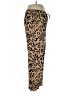 Mine Animal Print Gold Casual Pants Size L - photo 4