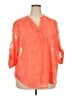 Torrid Orange 3/4 Sleeve T-Shirt Size 2X Plus (2) - photo 1