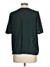 Nine Britton 100% Polyester Solid Green Teal Short Sleeve Blouse Size L - photo 2