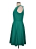 AB Studio Solid Green Cocktail Dress Size 12 - photo 5