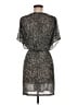 Unbranded 100% Polyester Animal Print Black Cocktail Dress Size M - photo 2
