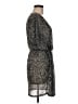 Unbranded 100% Polyester Animal Print Black Cocktail Dress Size M - photo 4