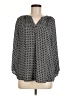 Ivanka Trump 100% Polyester Gray 3/4 Sleeve Blouse Size M - photo 1