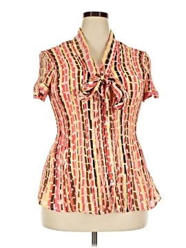 Worthington Short Sleeve Blouse (view 1)