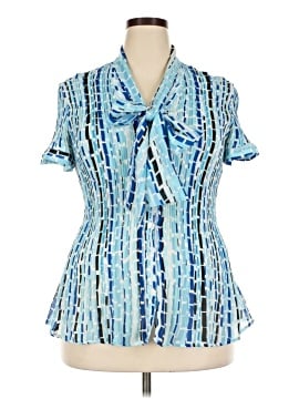 Worthington Short Sleeve Blouse (view 1)