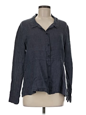 Flax Long Sleeve Button-Down Shirt (view 1)