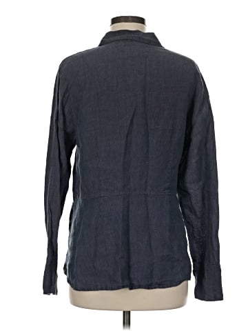 Flax Long Sleeve Button-Down Shirt (view 2)
