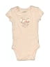 Carter's Graphic Tan Short Sleeve Onesie Size Newborn - photo 1