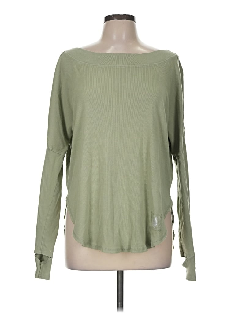 Pre-owned Fp Movement Long Sleeve T-shirt In Green
