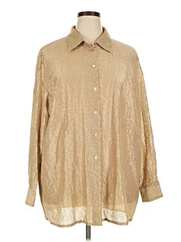 Elisabeth by Liz Claiborne Long Sleeve Blouse (view 1)