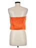 Topshop 100% Polyester Orange Tube Top Size 8 - photo 2