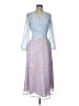 Ann Taylor 100% Polyester Blue Cocktail Dress Size 12 - photo 1