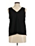 Halogen 100% Polyester Black Sleeveless Blouse Size M - photo 1