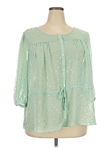 Elle 3/4 Sleeve Blouse (view 1)
