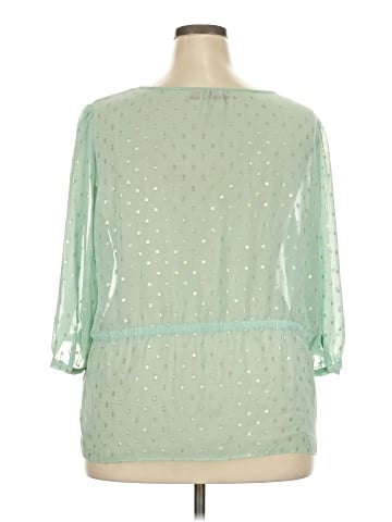 Elle 3/4 Sleeve Blouse (view 2)