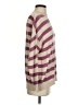 Easy Wear Jeans Stripes Purple Pullover Sweater Size S - photo 4