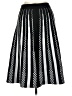Shein 100% Polyester Stripes Black Casual Skirt Size L - photo 2