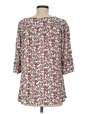 Indigo Soul 3/4 Sleeve Blouse (view 2)