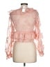And Now This 100% Polyester Pink 3/4 Sleeve Blouse Size L - photo 2