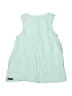 Matilda Jane 100% Cotton Green Blue Sleeveless Button-Down Shirt Size 10 - photo 2