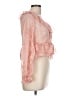 And Now This 100% Polyester Pink 3/4 Sleeve Blouse Size L - photo 4