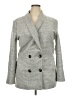 Just Fab 100% Polyester Houndstooth Gray Blazer Size XXL - photo 1