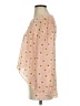 Miss Daisy 100% Polyester Polka Dots Pink Long Sleeve Blouse Size S - photo 5