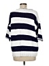 Coldwater Creek 100% Cotton Stripes Blue Poncho Size M (petite) - photo 2
