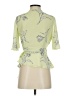 Banana Republic 100% Polyester Green 3/4 Sleeve Blouse Size S (petite) - photo 2