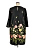 ASOS Floral Black Casual Dress Size 18 - photo 2