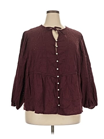 Old Navy 3/4 Sleeve Blouse (view 1)