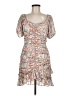 Sage the Label 100% Polyester Floral Ivory Red Cocktail Dress Size M - photo 1