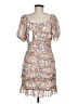 Sage the Label 100% Polyester Floral Ivory Red Cocktail Dress Size M - photo 2