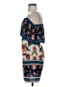 Blue Rain 100% Polyester Floral Blue Casual Dress Size XS - photo 5